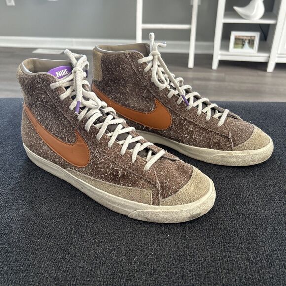 Nike Blazer Mid '77 Premium Dark Chocolate Brown DM7581-200 Men Shoes Size 12 - Picture 3 of 7